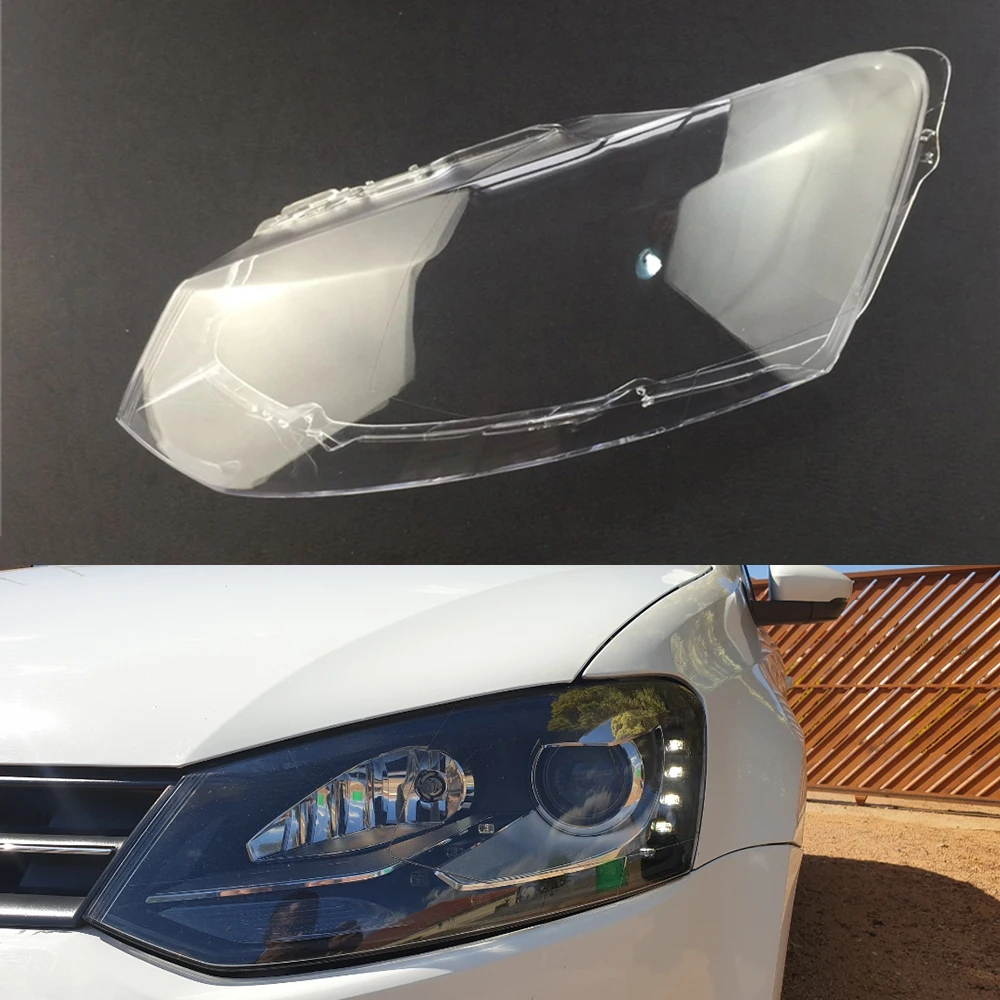 Налобный фонарь для Volkswagen VW Polo MK5 2011 2012 2013 автомобильная фара налобный прозрачная