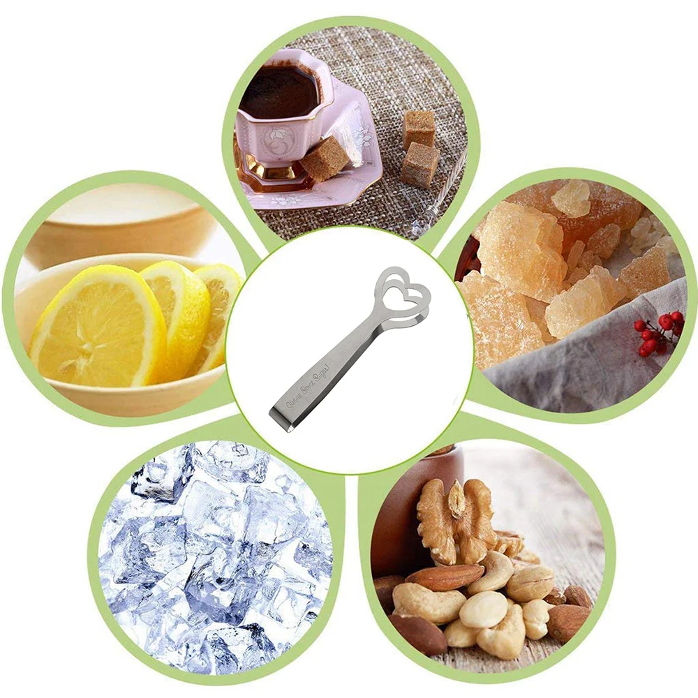 10pcs Kitchen Tools Food Wedding Party Stainless Steel Heart-Shaped Clip Support Folder Sugar Sorbet Gift Cafeteria | Дом и сад