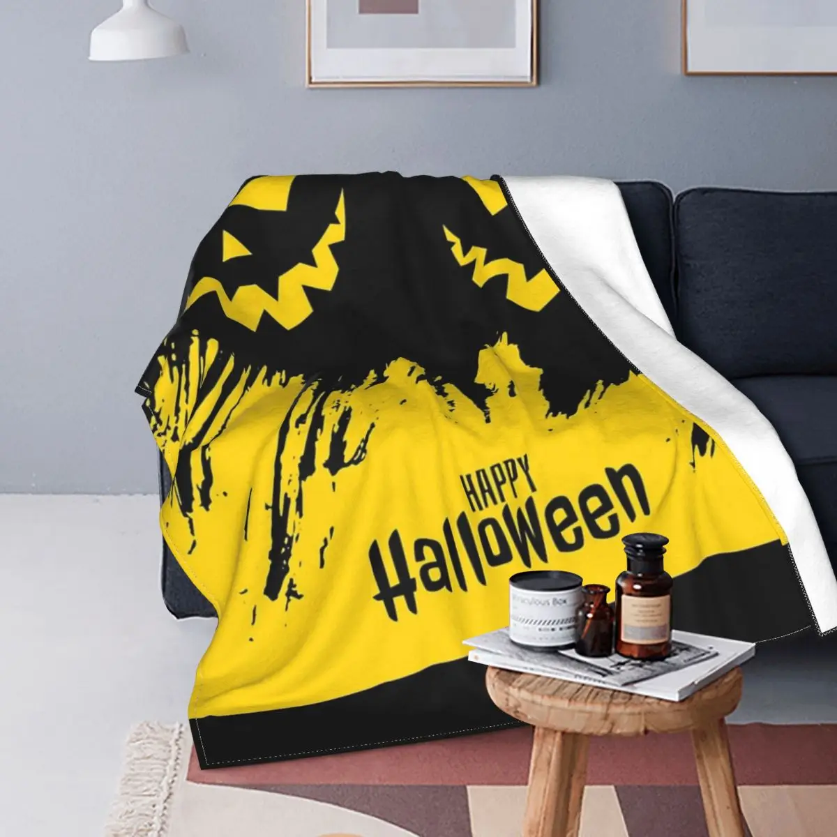 

Camiseta de Halloween feliz, 3 mantas, colcha de cama a cuadros, toalla de playa, manta con capucha, fundas de cama de invierno