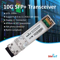10g sfp 300m transceiver multi mode duplex lc optic module with ciscomikrotikhuawei switch etc compatible