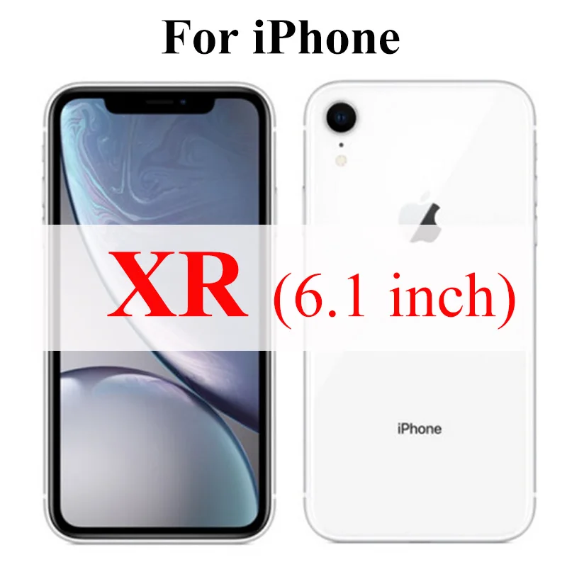 For iPhone XR Бронированное стекло Защитная пленка для iPhone 6 S XS Max 7 8 Plus XR 6 S экранная защита 10xs 10 X R закаленное стекло защитный лист SX RX - Цвет: For iPhone XR
