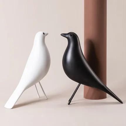 

ARTIFICIAL BIRD SCULPTURE OFFICE DECORATION SCULPTURE DECORATION HOUSEHOLD BIRD SCULPTURE BLACK SCULPTURE CREATIVE ORNAMENT