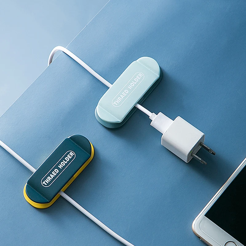 

Cable Management Clip Punch-free Fixed Clip Cable Organizer Home Plug Sticky Wall Hook Retainer Data Wire Hanging Storage