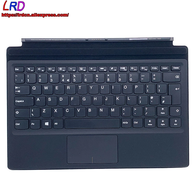 Новая Оригинальная британская портативная мини-клавиатура для Lenovo Ideapad Miix 510 -12IKB