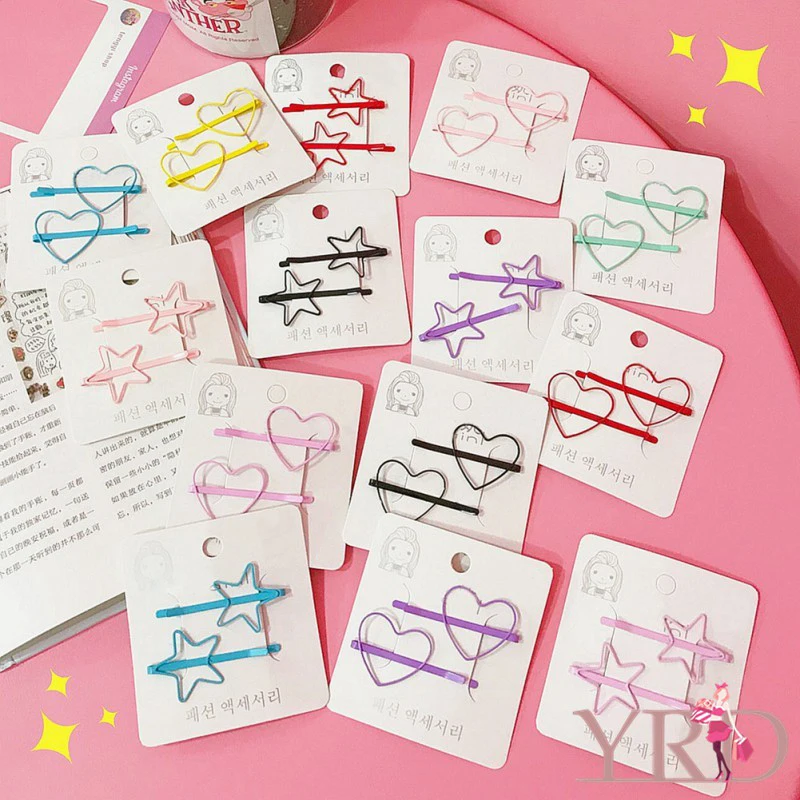 Милые украшения в форме сердца ювелирное изделие виде заколки для девочек