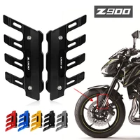 for kawasaki z900 2018 2019 2020 2021 motorcycle cnc aluminum mudguard side protection block front fender anti fall slider