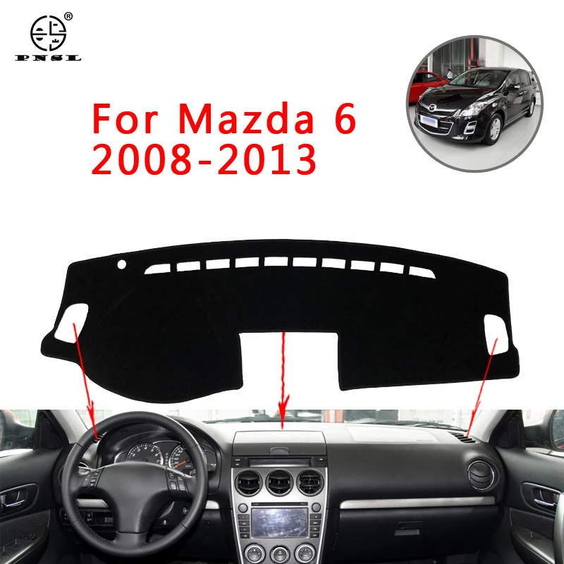 PNSL коврик для приборной панели автомобиля Mazda 6 2008 2013 защита от солнца