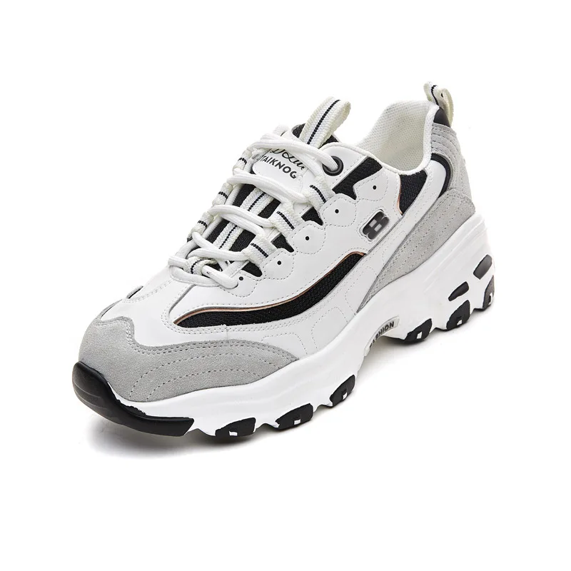 

Spring Fashion Woman Shoes Platform Comfortable New Woman Short Fat Woman Vulcanized Shoes Shallow Mouth Light Sneakers Women