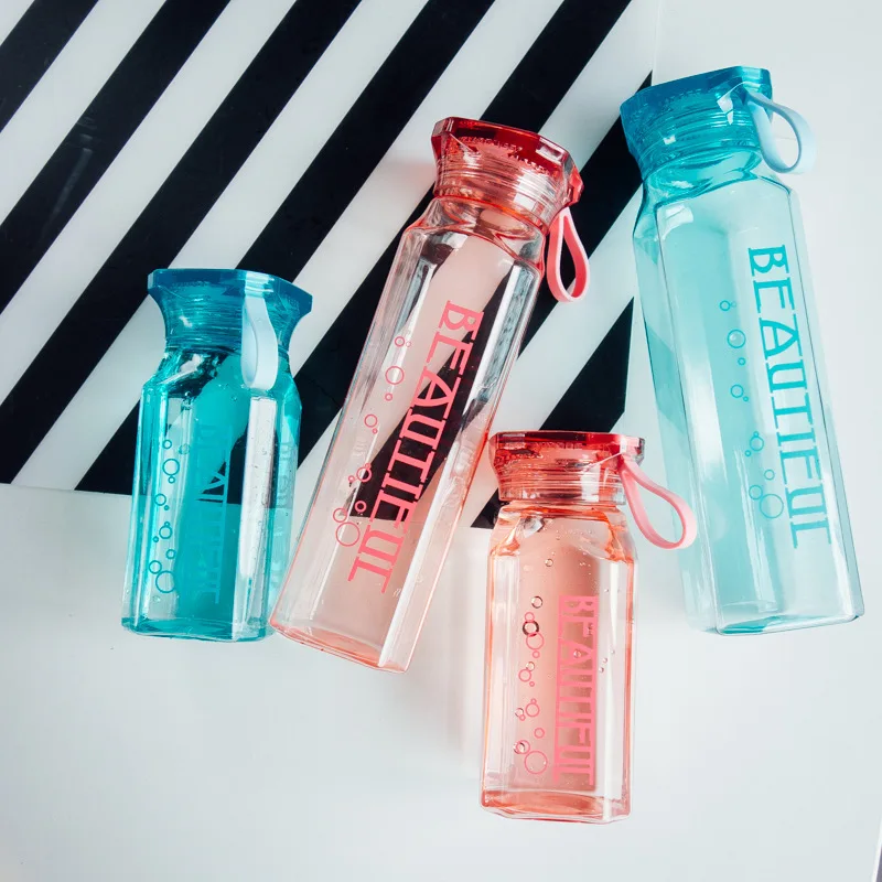 Спортивная портативная Милая бутылка для воды индивидуальный ромб мои бутылки