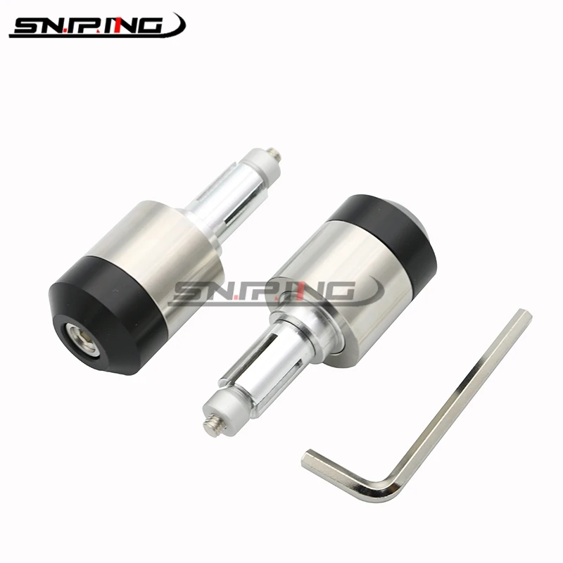 

For Kawasaki NINJA 650R ER6F Ninja 250 300R 400 ZX9R ZXR400 Handlebar Balanced Plug Slider Handle Bar End Grips Cap