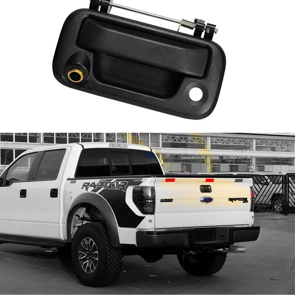 

Freezzmi Golden HD Car Rear View Reverse Backup Camera Pick-up Tailgate Handle for Ford F150 F250 F350 2005-2014