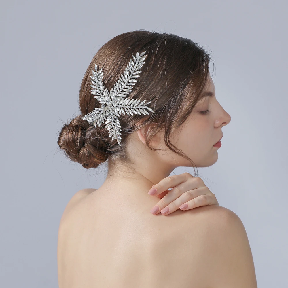 

TRiXY H263 Rhinestone Bridal Hair Accessories Wedding Hairpieces Stunning Wedding Hair Vines for Brides Bridesmaids Hair Jewelry