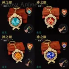Аниме брелок Genshin ударопрочный элемент Vision God's Eye Inazuma гавани аксессуары Подвеска BL сумка брелок для девочек Подарки