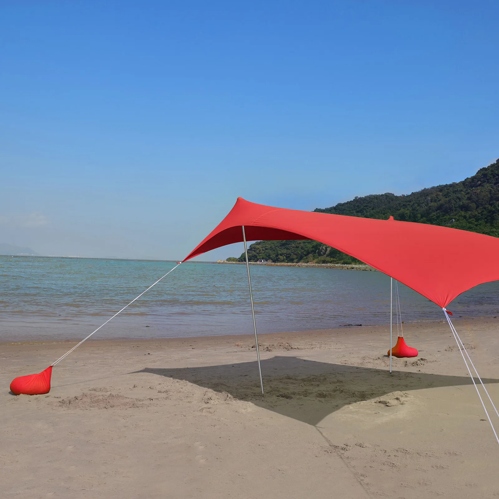 

Beach Tent Sunshade Awning Anti Ultraviolet Outdoor Family Camping Umbrella Shade Pergola Gazebo E7
