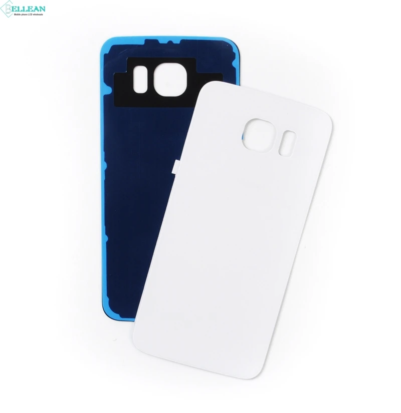 1 шт. Catteny для Samsung Galaxy S6 G920 задняя батарея стеклянная крышка задняя дверь Корпус чехол G920F задняя панель чехол