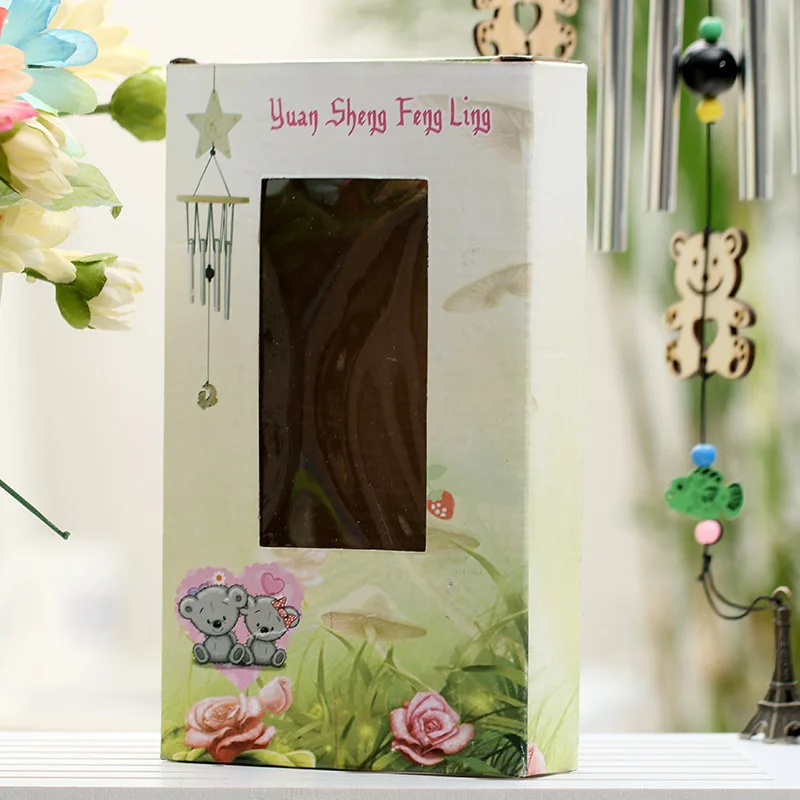 

Creative Wood Brand Wind Chime Hanging Decoration Home Doors and Windows Balcony Pendant Birthday Gift Room Decoration