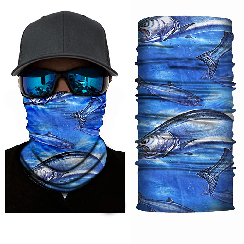 Magic Headscarf Multi-function Mask Ocean Series Outdoor Riding Sunscreen Sports Bib Seamless Headband Face Towel |