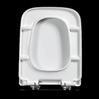 Универсальные сиденья для унитаза, полипропиленовый материал, закругленный квадратный быстросъемный толстый чехол для детского горшка с медленной застежкой