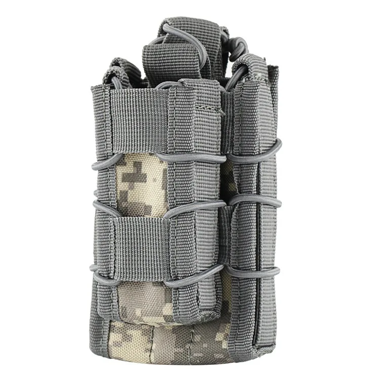 TTGTACTICAL двойной тактический Molle подсумок для журналов с открытым верхом, один винтовочный пистолет, подсумок, патронный зажим, держатель, Охотничья сумка