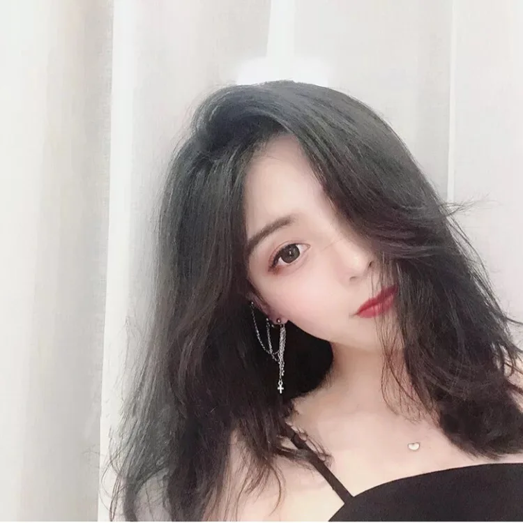 Для женщин в стиле панк хип-хоп Длинная кисточка цепочка серьги виде капель