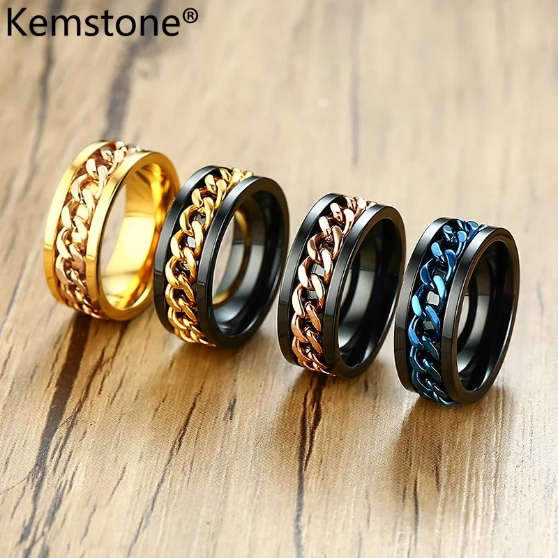 Штопор Kemstone из нержавеющей стали для мужчин разноцветный прядильная цепь 8 мм