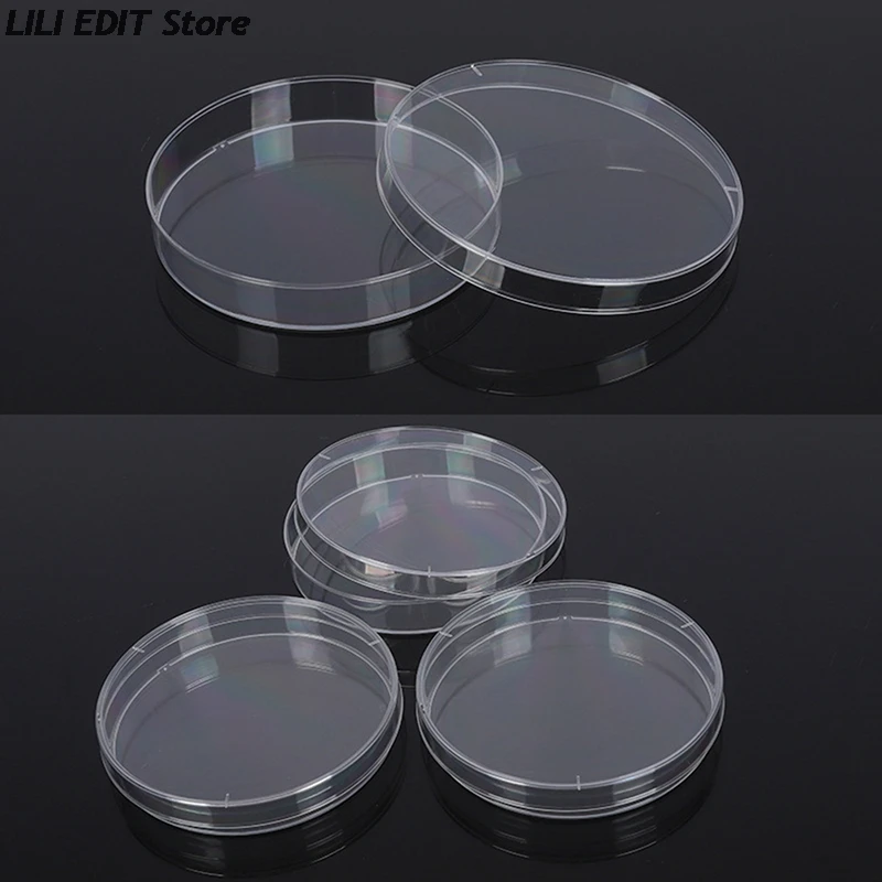 

10Pcs Polystyrene Sterile Petri Dishes Bacteria Culture Dish 60x15mm For Laboratory Medical Biological Scientific Lab Supplies