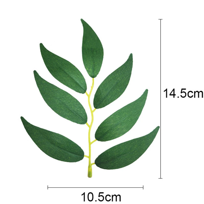 50 шт. моделирующие листья ивы искусственный цветок для свадьбы макет сцены