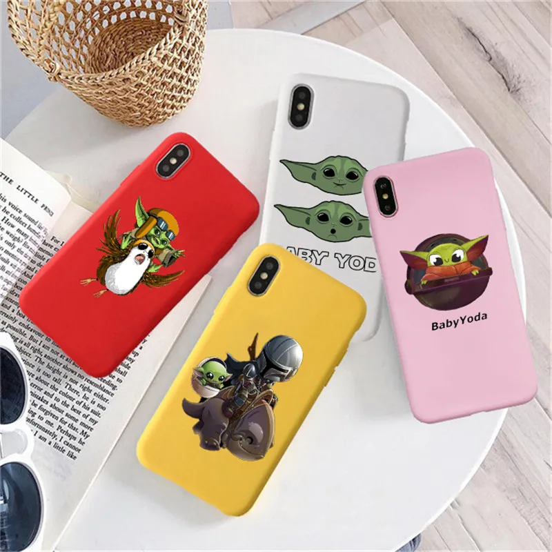 Милый ТВ мандалорский ребенок йода чехол для телефона для iPhone X 7 Plus чехол силиконовый чехол для iPhone 11 pro 6S 8 6 Plus XS Max чехол