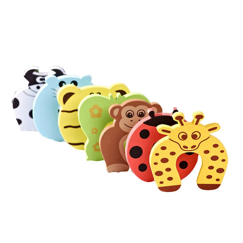 

Baby Animal Cartoon corner guards Jammers Stop Door stopper finger door lock holder lock Safety Guard Finger Protect