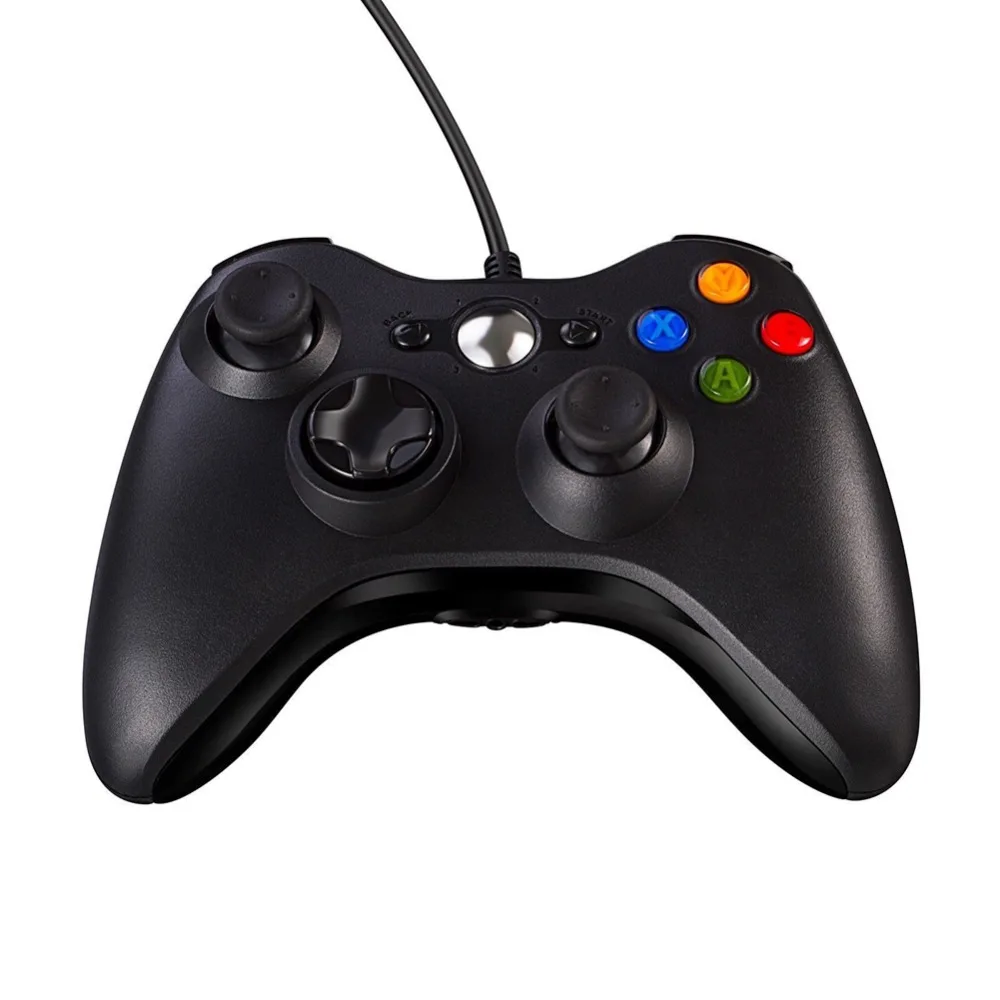 Игровой геймпад для microsoft xbox 360 контроллер проводной игровой коврик контроллер Джойстик для xbox 360 ПК компьютер Win98/2000/XP/Win7/8/10