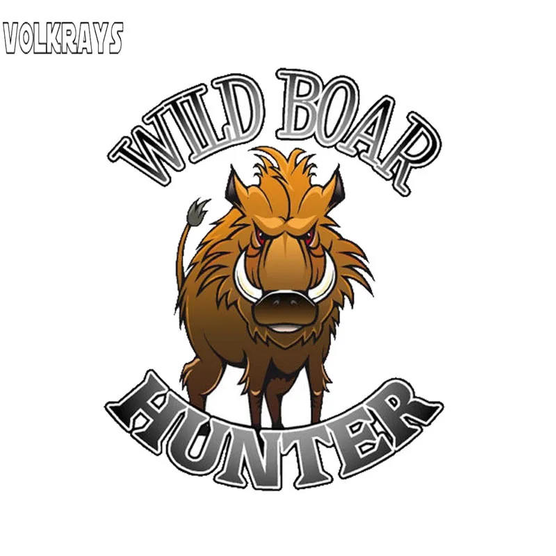 Volkrays забавная наклейка для автомобиля Охотник на кабанов аксессуары охоты
