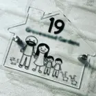 Индивидуальный персонализированный акриловый знак в виде уличного дома