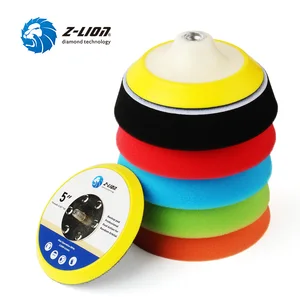 Полировальные диски для автомобиля, 6 дюймов, Z-LION г., из пеноматериала, набор полировальных подушек с подкладкой, восковая очистка автомобиля, Полировальный Инструмент