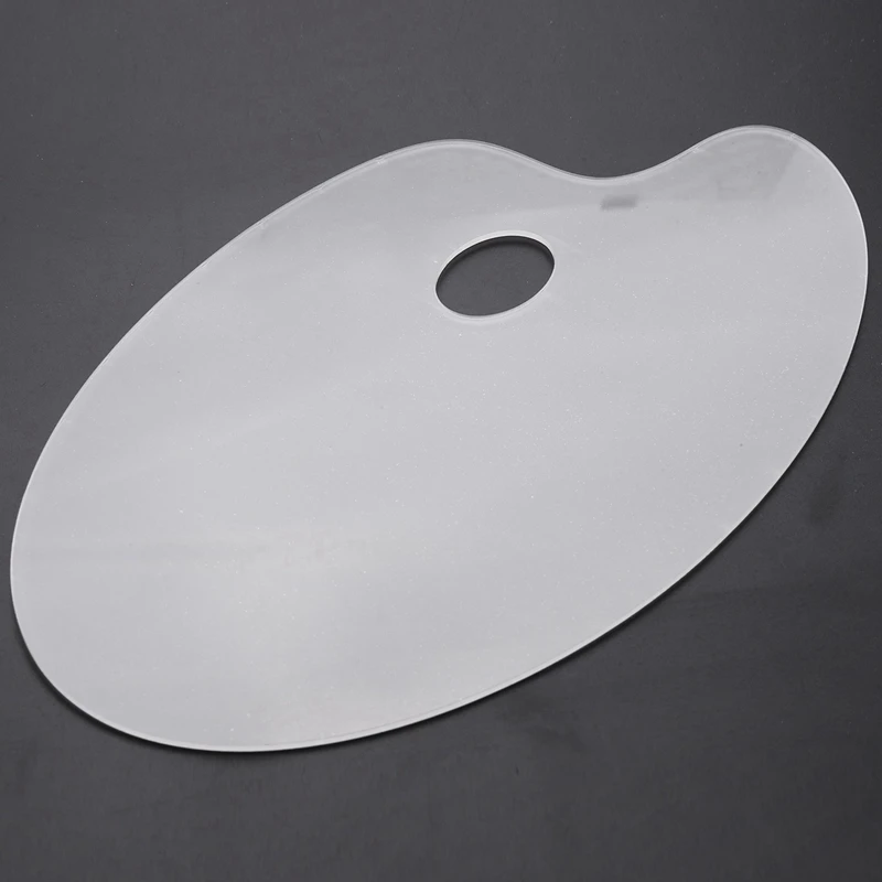 

2 Pack Clear Acrylic Paint Palette 10 x 6 Inches & 1set Half Box [Small] with 12 Grids Watercolor Paint Tank Box