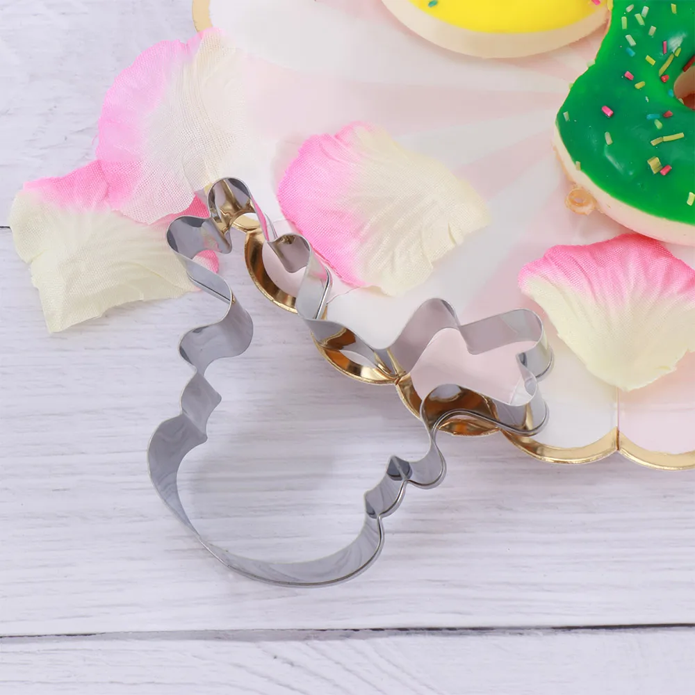 Формочка для печенья из нержавеющей стали форма Рождественская головы оленя