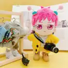 Одежда для куклы плюшевая, комплект желтых свитеров и брюк подходит для куклы плюшевой формы 20 см8 дюймов или шарнирной куклы 16, милая Одежда для куклы плюшевой расцветки