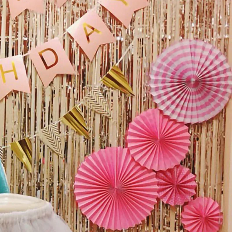 28 шт. бумажный веер Цветочный комплект для дня рождения вечеринки подвесные