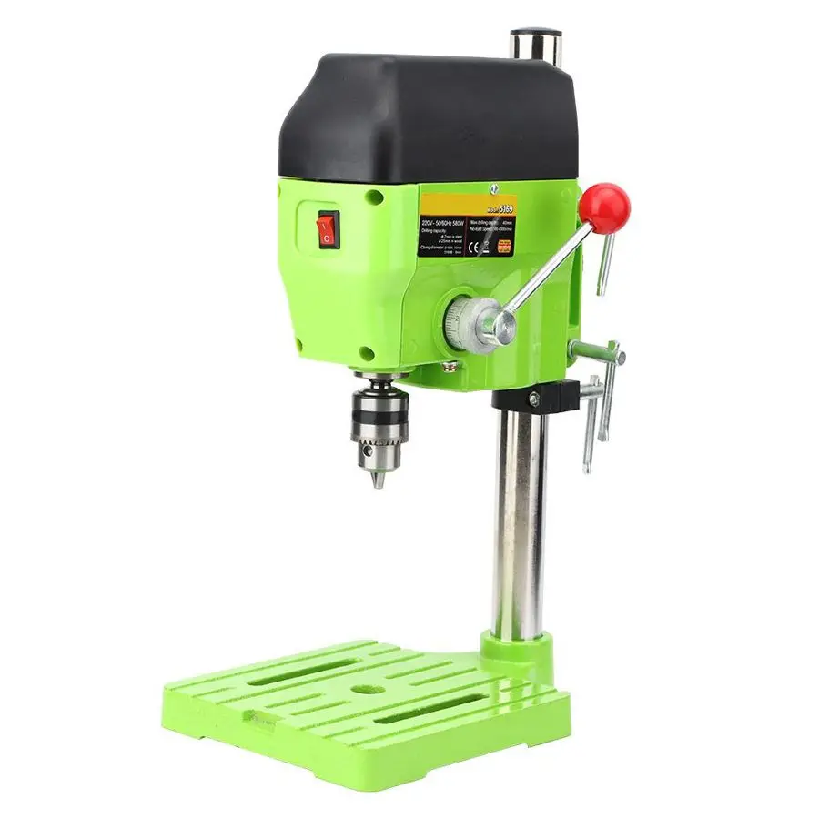 Mini Bench Drill Stand Table DIY Metal Wood Drilling Electric Machine 5169A EU Plug 220V High Quality | Инструменты
