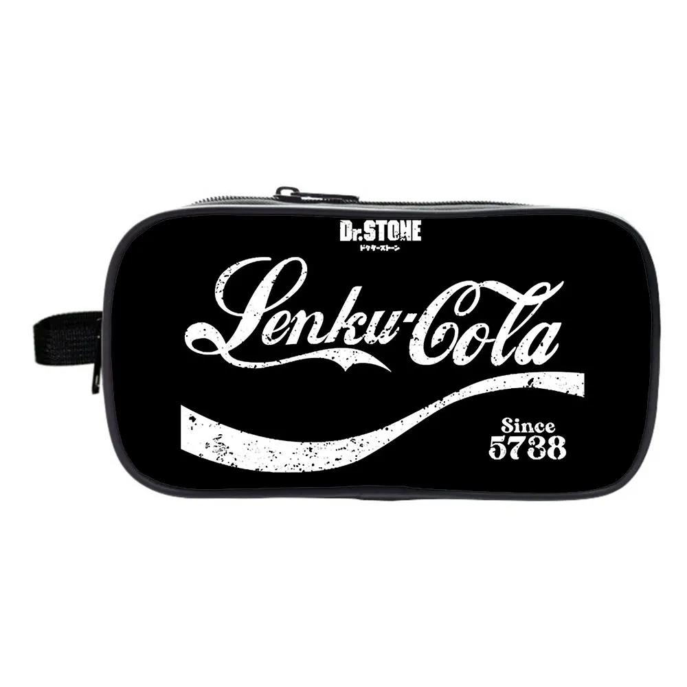 

DR.Stone Pencil Box Large Capacity Boys Girls Pen Bags Students School Supplies Children Cartoon Pencil Case Kid gift