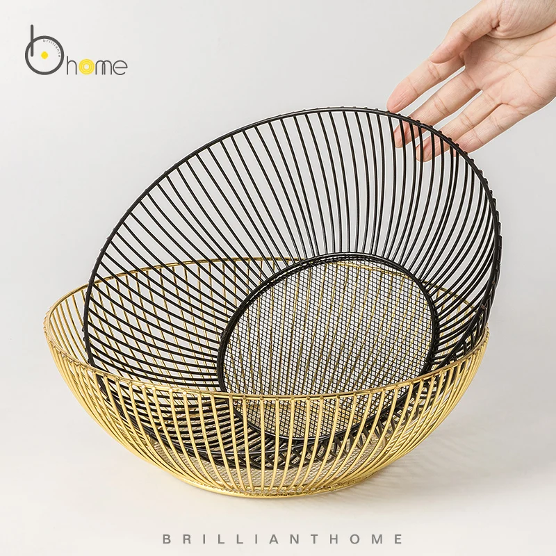 

Nordic luxury home net red fruit plate creative modern simple living room water fruit basket European coffee table snack plate