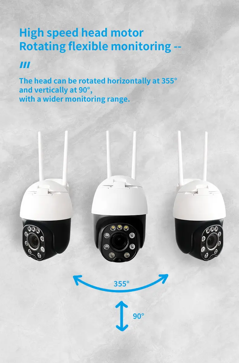 3g 4G 1080P WiFi IP CCTV камера безопасности PTZ скорость купол ИК Открытый