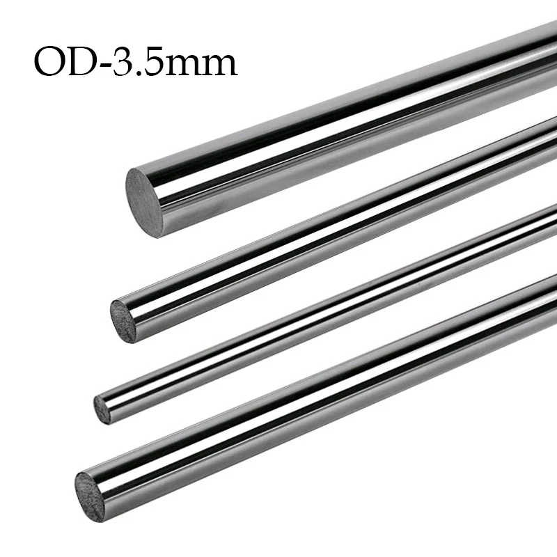 

5 PC Diameter 3.5mm 304 Stainless Steel Rod Linear Shaft Rods Round Bar Length 200/300/500/800mm Diameter mm