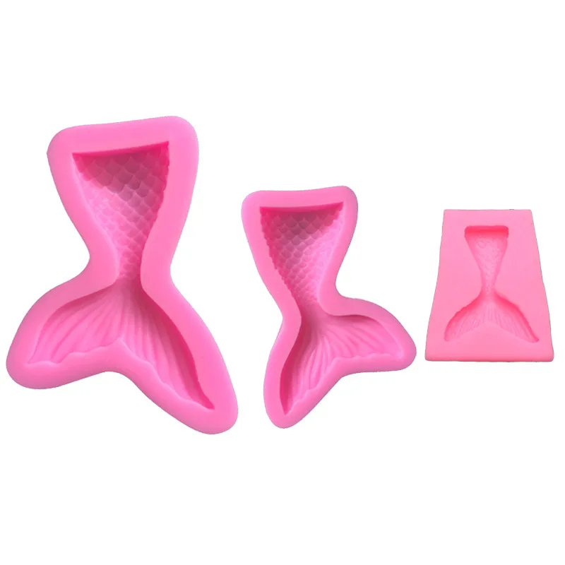 

Fish Tail Mermaid Silicone Molds Cake Decorating Tools Cake Chocolate Diy Glue Cookie Muffin Baking Dessert Decorating Mould