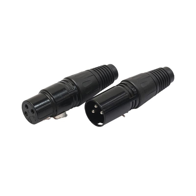 1 пара 3 контактный штекер XLR + гнездовой разъем для микрофона аудиоразъем