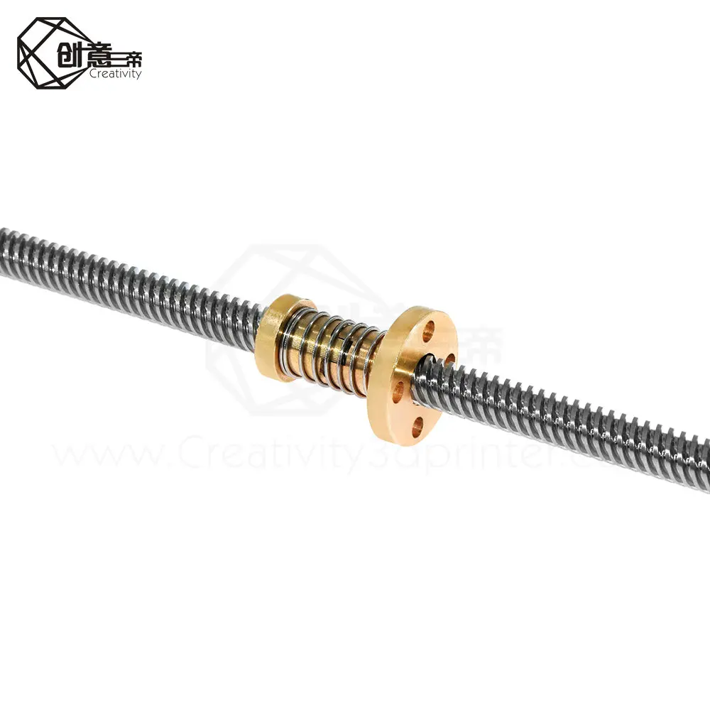 Креативная Противоударная пружинная гайка T8 устраняющая зазор для 8 мм Acme