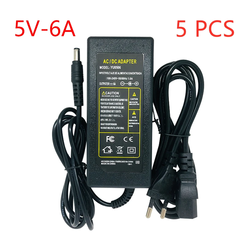 1A 2A 3A 5A 6A 8A ПК Питание 5 вольт Ховерборд 110V до 220V Сетевой адаптер переходник