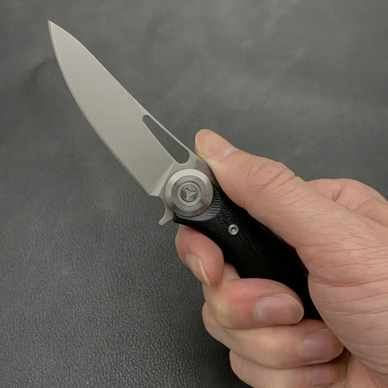 Бритвы good D2 Blade G10 ручка медведь складной нож Походный спасательный боевой