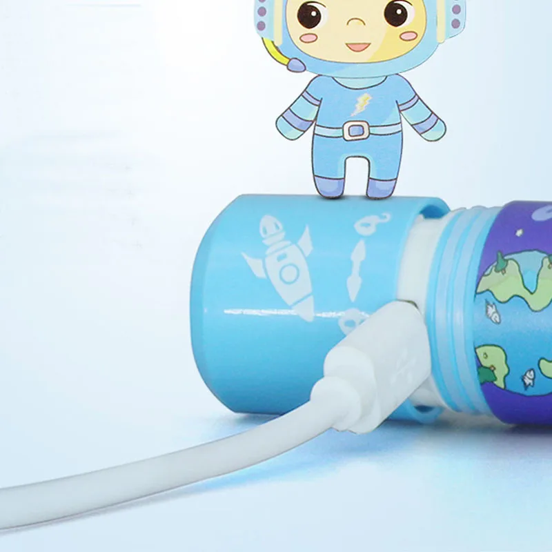 

Cartoon Children's Electric Toothbrush Sonic Four Nursery Rhymes USB Charging Children's Music Button Electric Toothbrush SU251