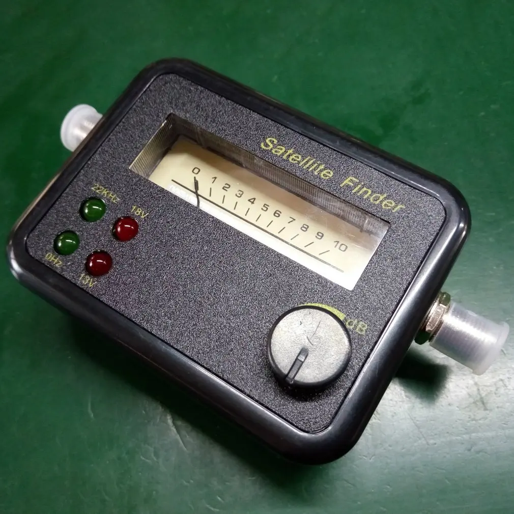 Satellite Signal Detector 0 / 22Khz 13V / 18V Satellite Finder Sf001 Model 4 Lights Professional Compact And Accurate