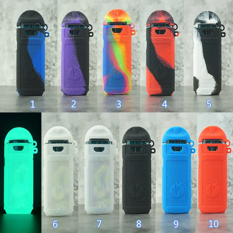 

50 шт. Противоскользящий силиконовый чехол для потерянного вейпа lyra текстурный резиновый чехол защитный чехол для lostvape lyra